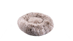 Luksuriøs hundeseng (donut, brun)
